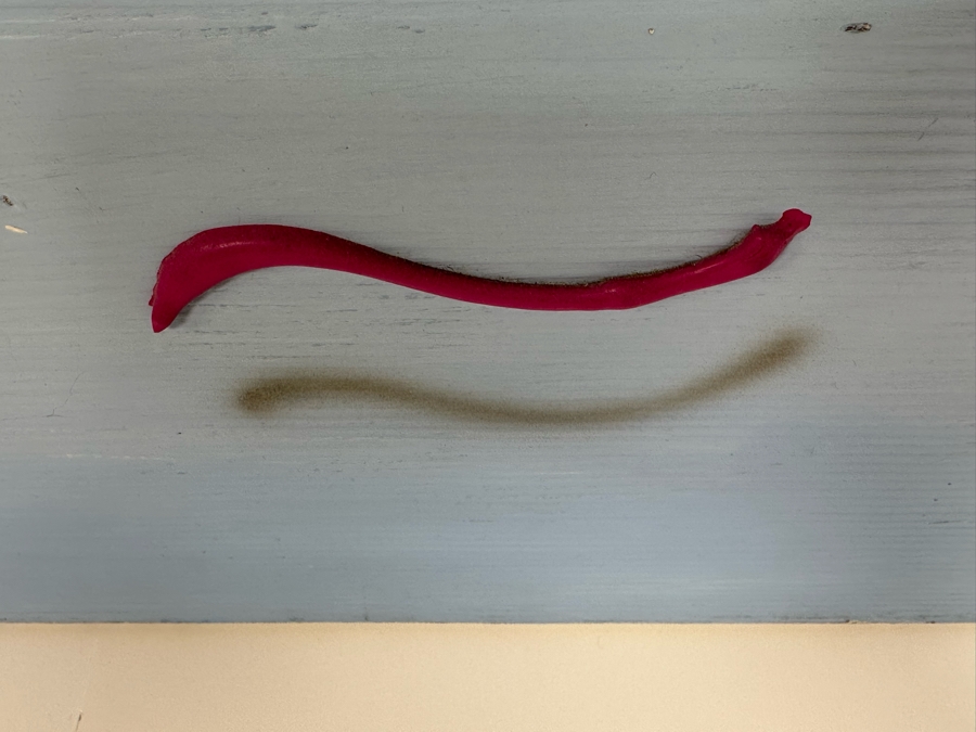 William Anton (20th Century, NYC) Original Modernist Acrylic Painting On Canvas Titled 'Black Abstract Ball' 1984 New York Additionally Signed, Titled And Dated Verso For Evan Lurie 36 X 48 [Photo 11]