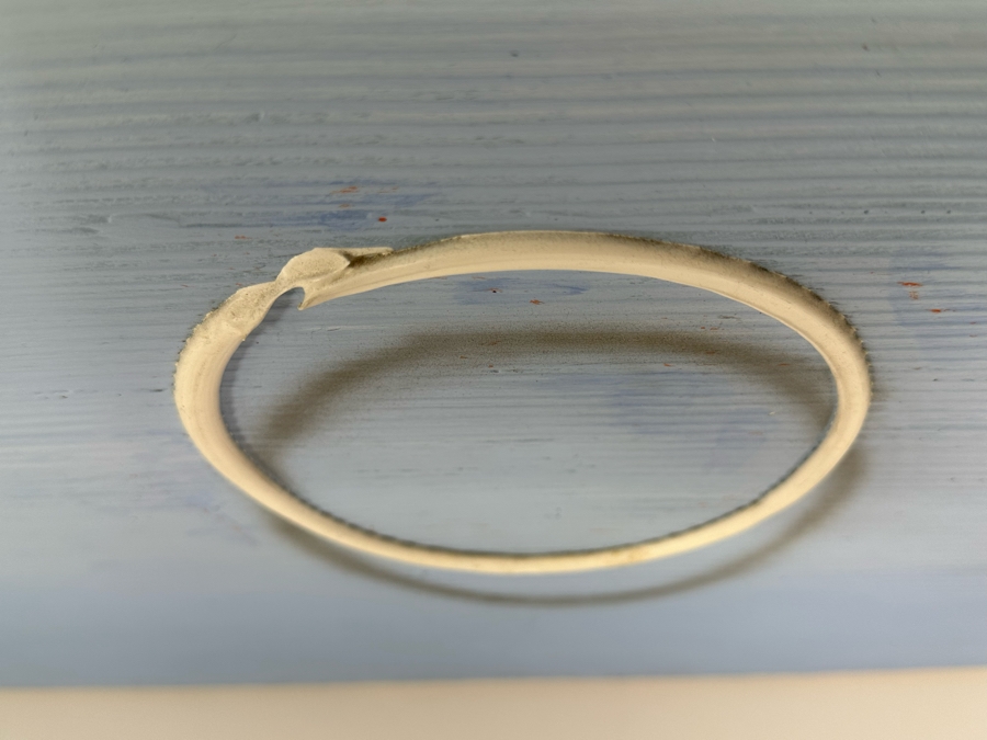 William Anton (20th Century, NYC) Original Modernist Acrylic Painting On Canvas Titled 'Black Abstract Ball' 1984 New York Additionally Signed, Titled And Dated Verso For Evan Lurie 36 X 48 [Photo 13]