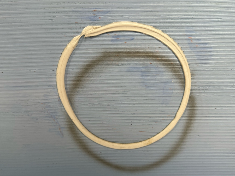 William Anton (20th Century, NYC) Original Modernist Acrylic Painting On Canvas Titled 'Black Abstract Ball' 1984 New York Additionally Signed, Titled And Dated Verso For Evan Lurie 36 X 48 [Photo 12]