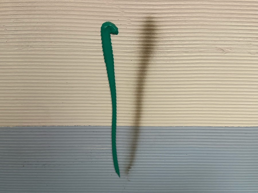 William Anton (20th Century, NYC) Original Modernist Acrylic Painting On Canvas Titled 'Black Abstract Ball' 1984 New York Additionally Signed, Titled And Dated Verso For Evan Lurie 36 X 48 [Photo 8]