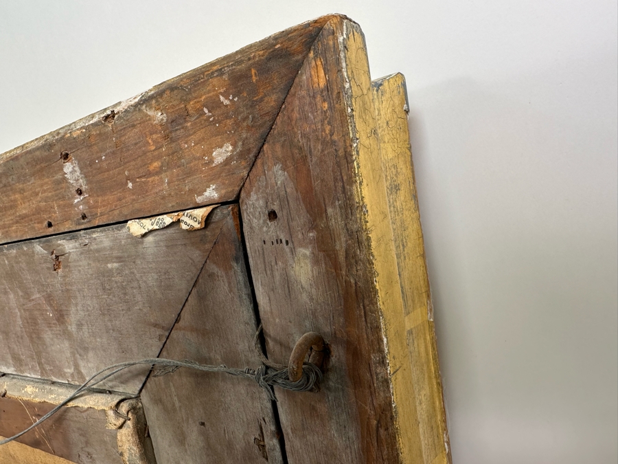 Frederick Gerald Kinnaird (d. 1881, United Kingdom) Original Antique Oil On Canvas Painting Signed F.G. Kinnaird 24 X 14 In Stunning Gilded Antique Frame 35 X 26 Estimate $1,000-$2,000 [Photo 31]