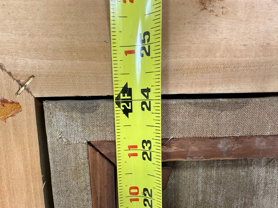 Nils Hans Christiansen (1850-1922, Denmark, Netherlands) Original Landscape Painting 12 X 24 In Antique Frame [Photo 22]