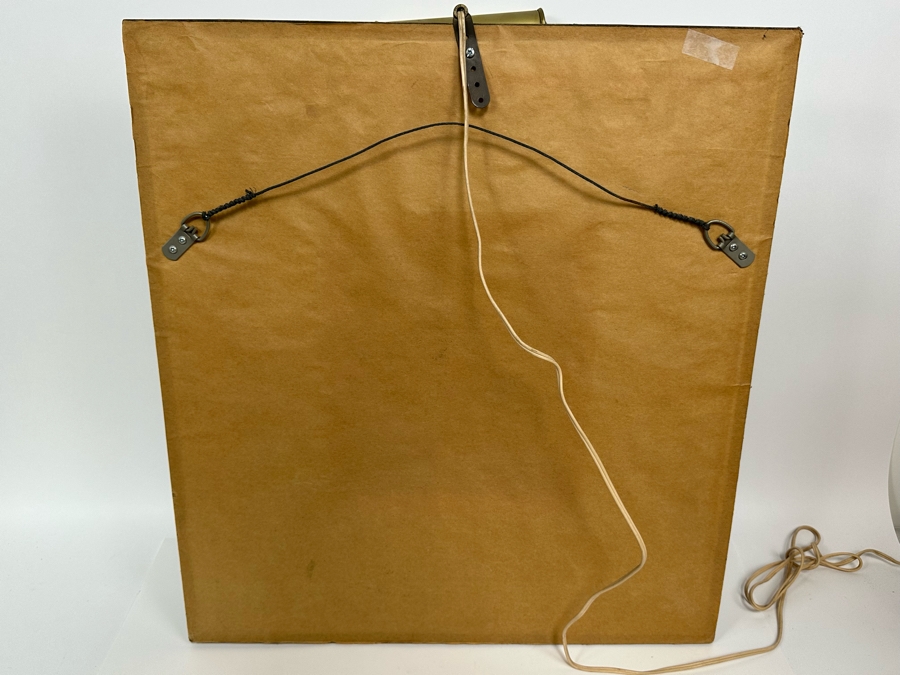 Original Still Life Painting Signed Rosen 7 X 9 In Gold Frame 22 X 24 With Light [Photo 17]