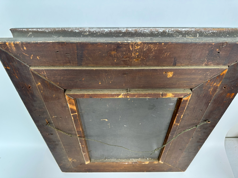 Victor Puhonny (1838-1909, Poland) Original Landscape Painting Signed V Puhonny 1885 12 X 16 In Antique Gilt Frame 23 X 27 [Photo 23]