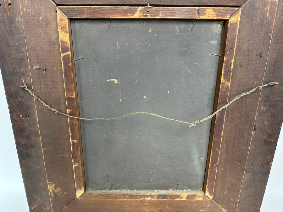 Victor Puhonny (1838-1909, Poland) Original Landscape Painting Signed V Puhonny 1885 12 X 16 In Antique Gilt Frame 23 X 27 [Photo 22]