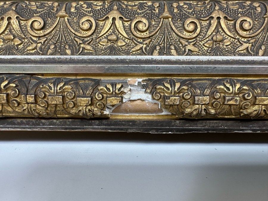 Victor Puhonny (1838-1909, Poland) Original Landscape Painting Signed V Puhonny 1885 12 X 16 In Antique Gilt Frame 23 X 27 [Photo 17]