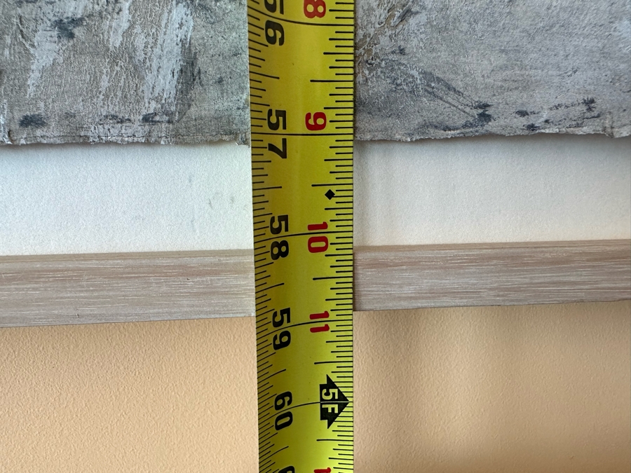 Hoon Kwak (b. 1941, New York) Original Modernist Abstract Triptych Mixed Media Painting On Paper Dated 1987 With Frame Each Painting Measures 29 X 55 Frame Measures 92 X 59 Estimate $3,000-$6,000 [Photo 18]