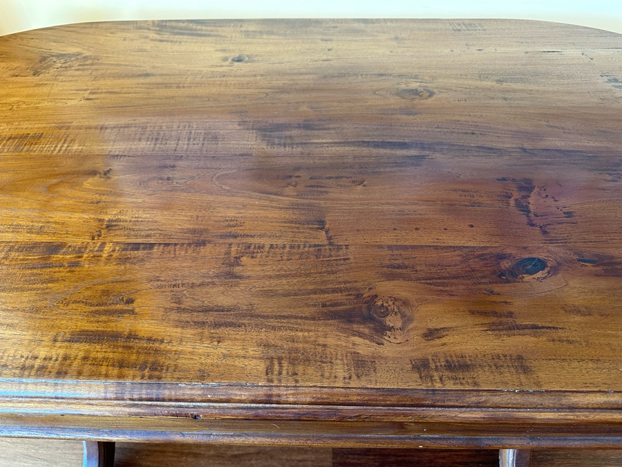 Vintage Double Pedestal Dining Table - See Photos For Condition 71 X 36 X 32H [Photo 6]