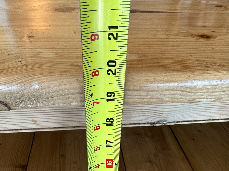 Large Carved Pine 2-Level Coffee Table 60 X 59 X 20H [Photo 8]