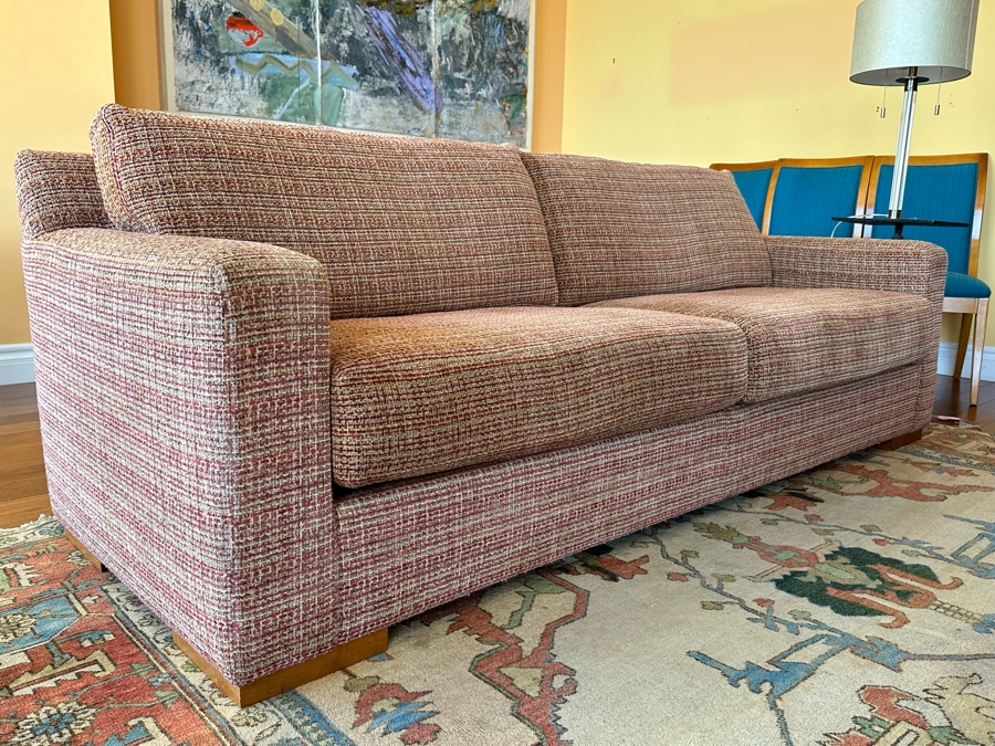 Stylish Modern Kravet Furniture Sofa With Wooden Legs And Grey Duck Feathers [Photo 6]