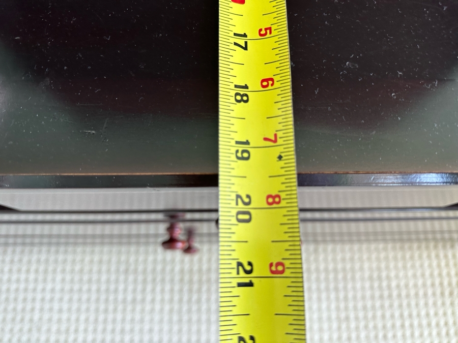 Dark Brown Wooden Dresser Chest Of Drawers 58W X 20D X 34.5H [Photo 6]