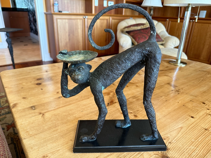 Metal Monkey Soap Stand 13W X 5D X 16H