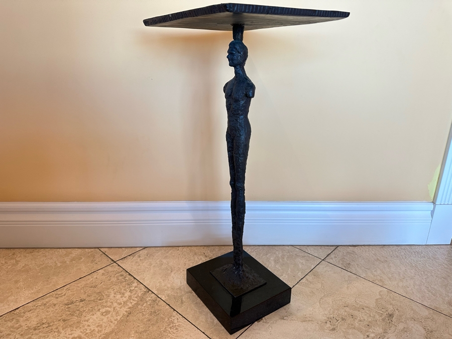 Global Views Manvel Figural Man Side Table 13.5W X 11D X 26.5H Retails $1,350 [Photo 14]