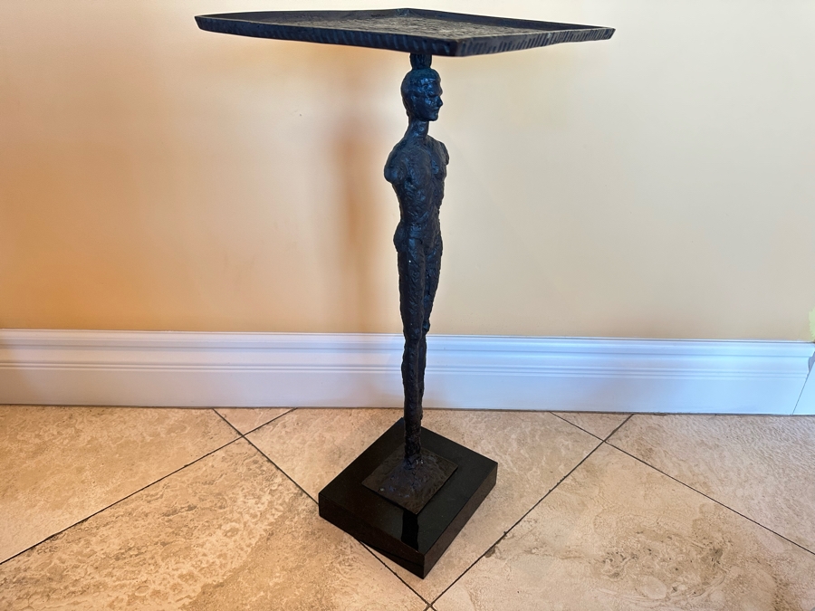 Global Views Manvel Figural Man Side Table 13.5W X 11D X 26.5H Retails $1,350 [Photo 7]