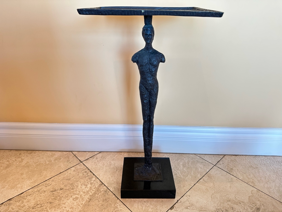 Global Views Manvel Figural Man Side Table 13.5W X 11D X 26.5H Retails $1,350 [Photo 4]