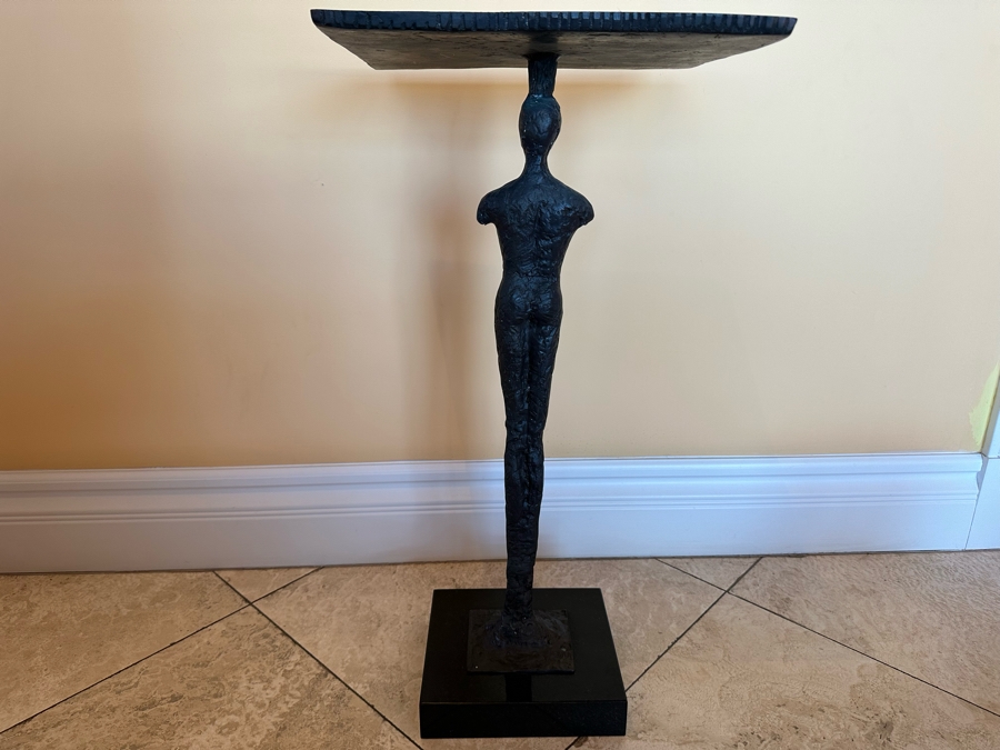 Global Views Manvel Figural Man Side Table 13.5W X 11D X 26.5H Retails $1,350 [Photo 12]
