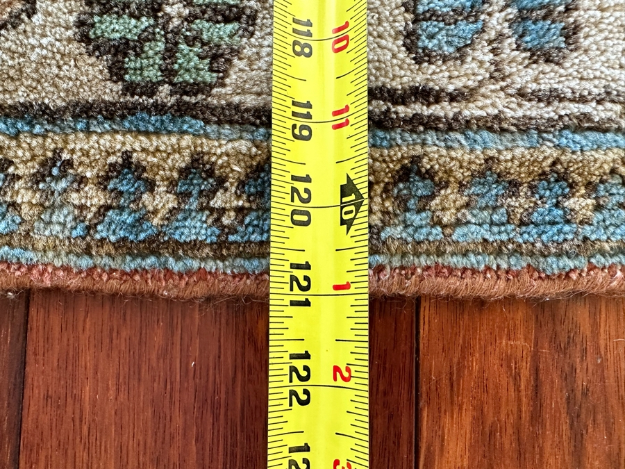 Stunning Hand Knotted Wool Area Rug Made In India 10'1' X 14'1' [Photo 15]