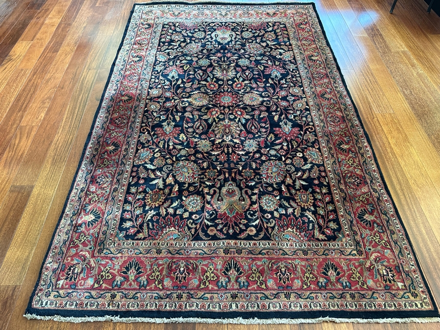 Hand Knotted Wool Persian Area Rug 69' X 111' [Photo 3]