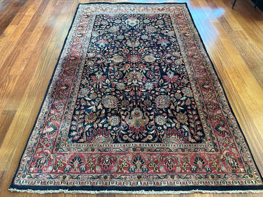 Hand Knotted Wool Persian Area Rug 69' X 111' [Photo 2]