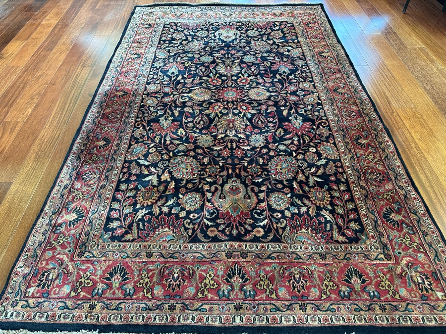 Hand Knotted Wool Persian Area Rug 69' X 111' [Photo 4]