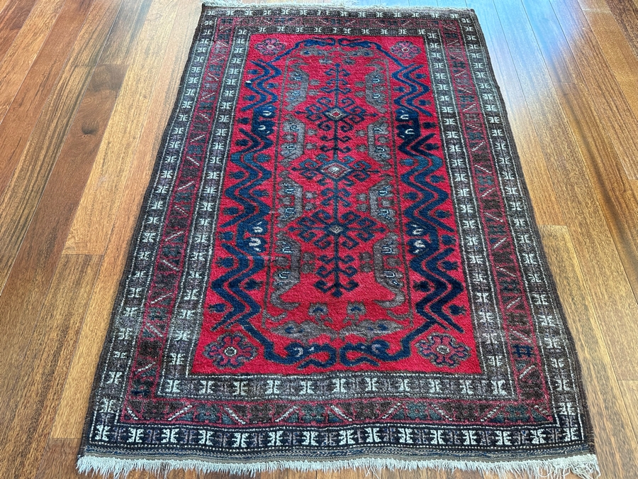 Hand Knotted Wool Persian Area Rug 49' X 73' [Photo 2]