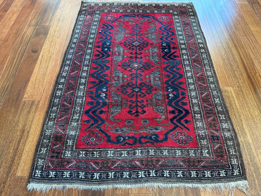 Hand Knotted Wool Persian Area Rug 49' X 73'
