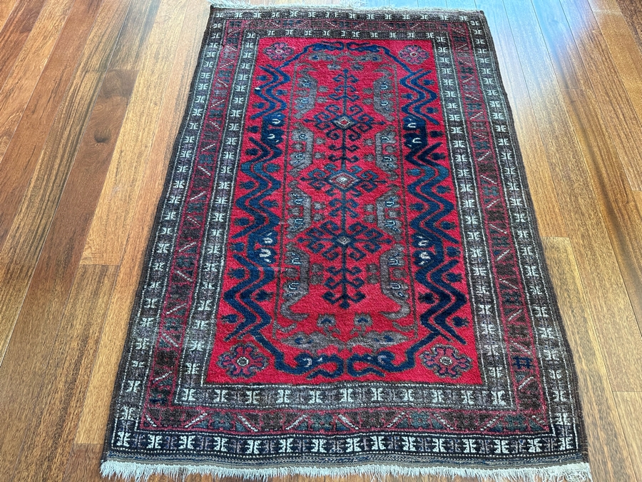 Hand Knotted Wool Persian Area Rug 49' X 73' [Photo 3]