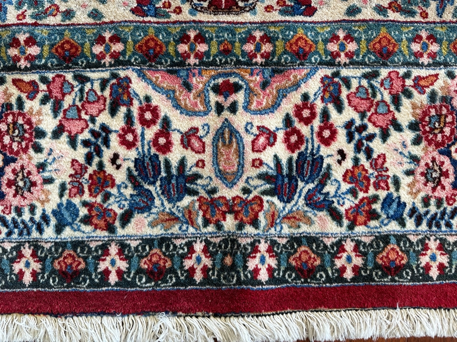 Stunning Signed Hand Knotted Wool Persian Area Rug 84' X 126' [Photo 7]
