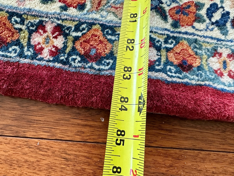 Stunning Signed Hand Knotted Wool Persian Area Rug 84' X 126' [Photo 16]