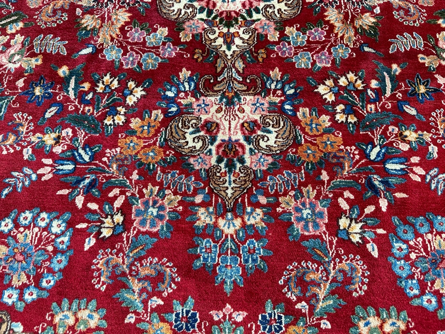 Stunning Signed Hand Knotted Wool Persian Area Rug 84.5' X 124.5' [Photo 6]