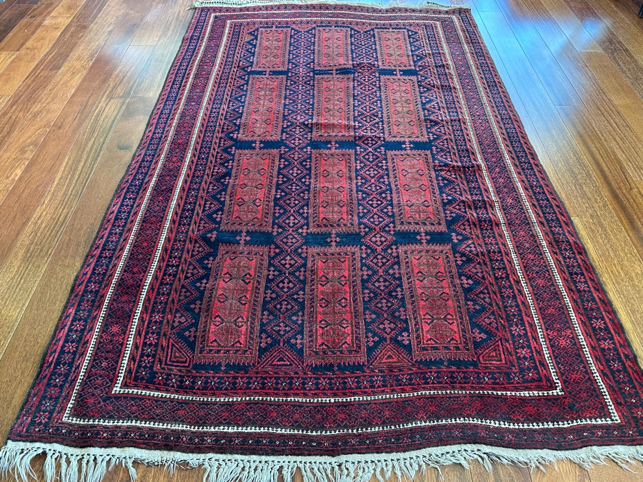 Hand Knotted Wool Persian Area Rug 61' X 100' [Photo 4]
