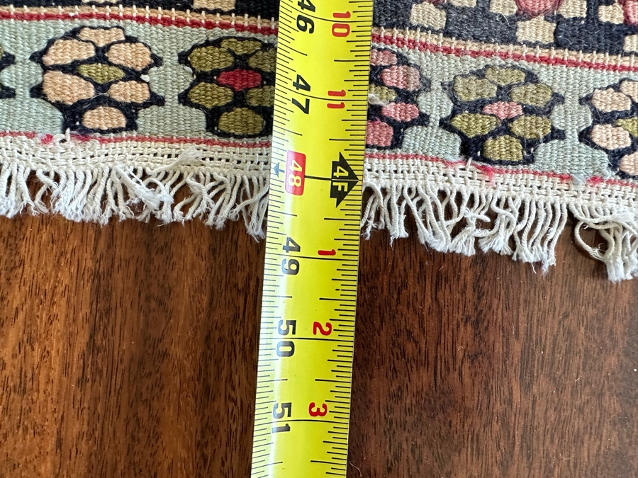 Vintage Hand Knotted Kilim Area Rug 29' X 48' [Photo 8]