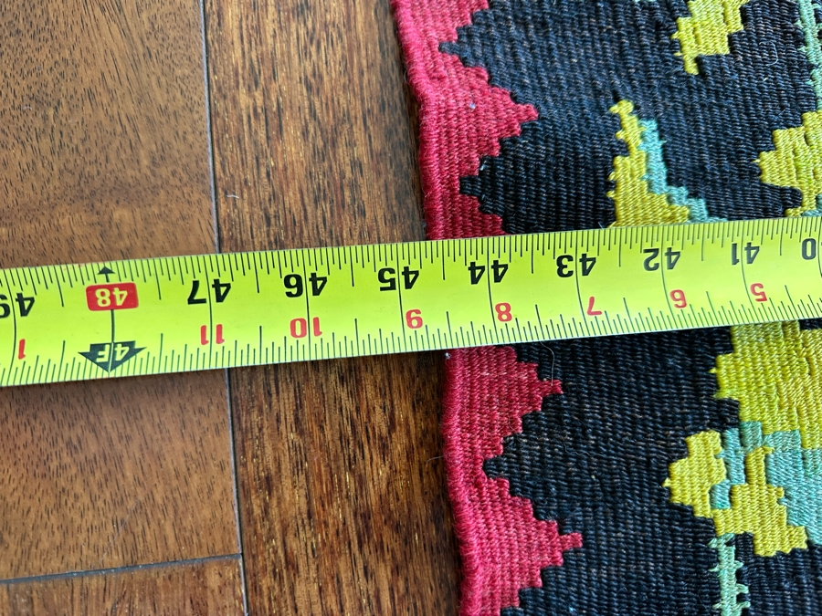 Vintage Hand Knotted Kilim Runner Rug 44.5' X 135' [Photo 10]