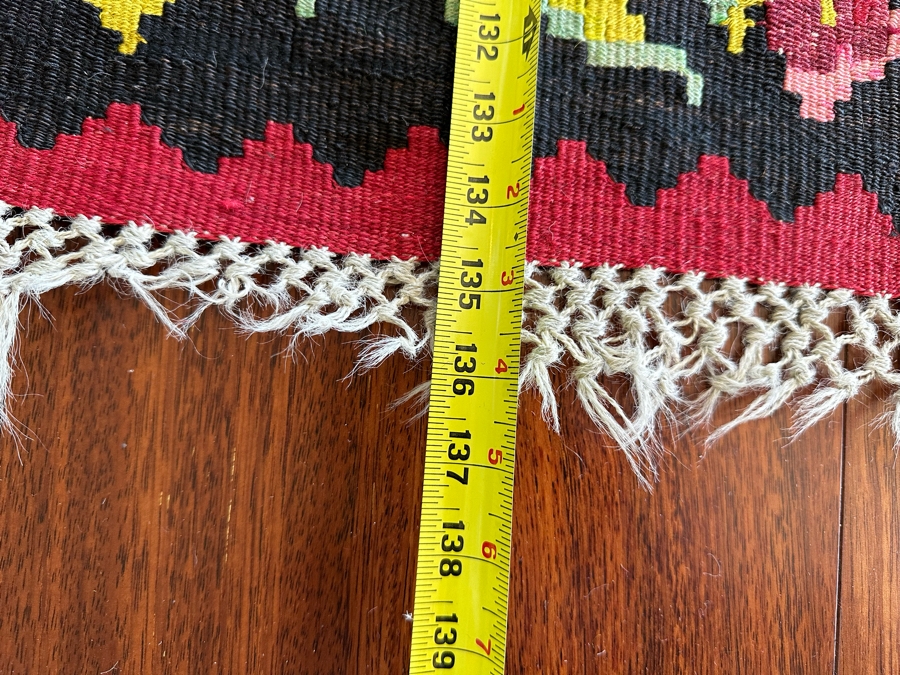 Vintage Hand Knotted Kilim Runner Rug 44.5' X 135' [Photo 12]