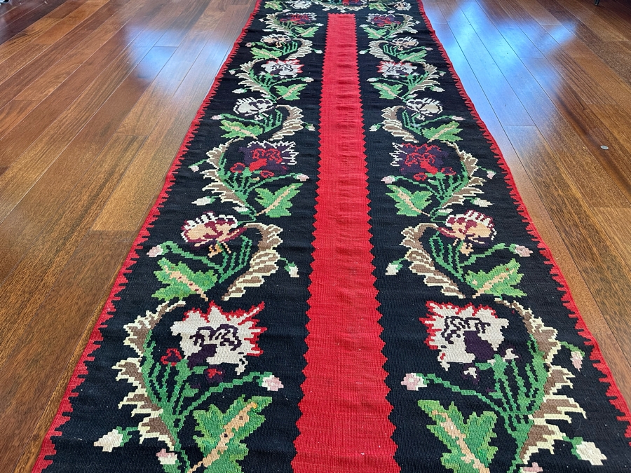 Vintage Hand Knotted Kilim Runner Rug 43' X 138' [Photo 5]