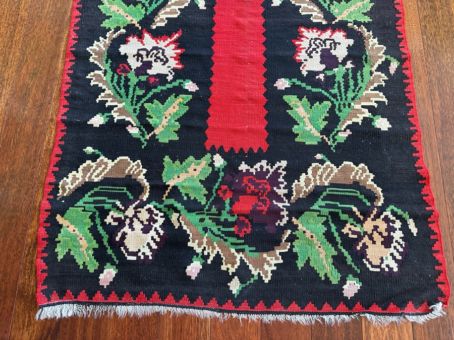 Vintage Hand Knotted Kilim Runner Rug 43' X 138' [Photo 4]