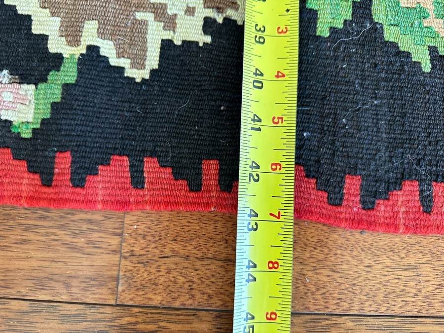 Vintage Hand Knotted Kilim Runner Rug 43' X 138' [Photo 8]