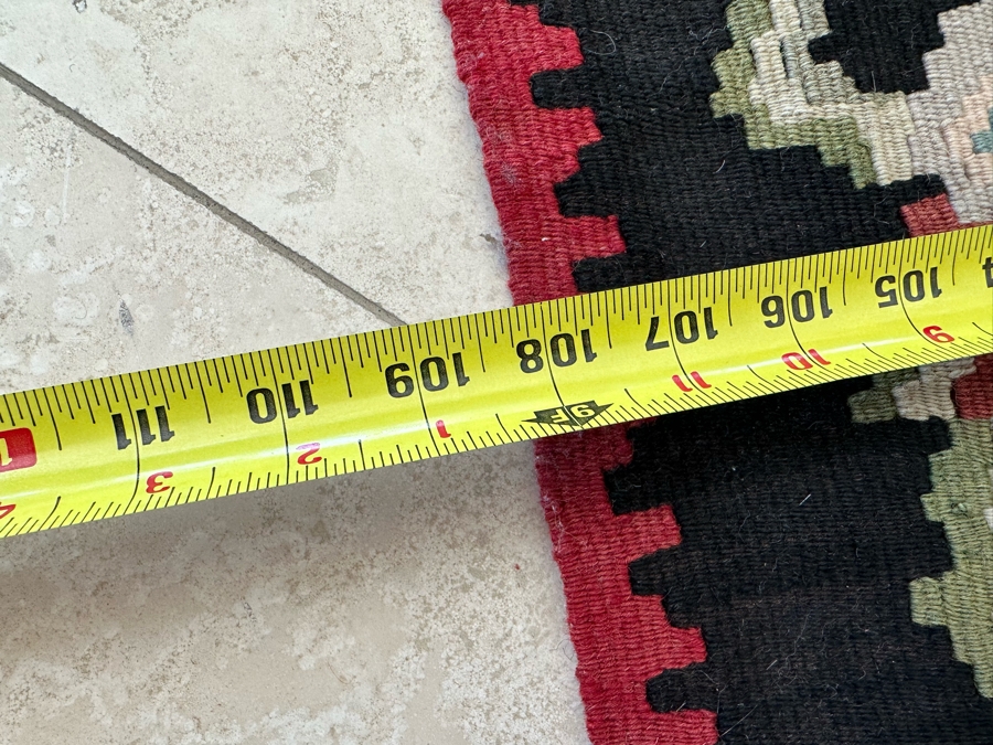 Vintage Hand Knotted Kilim Area Rug 9' X 11'11' [Photo 8]