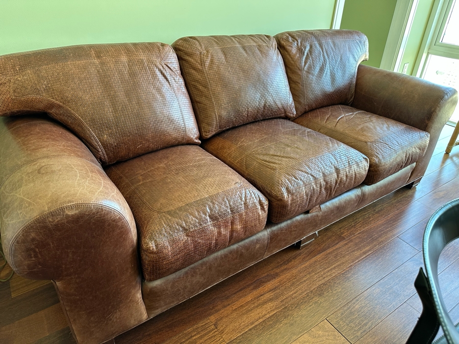 Whittemore-Sherrill Limited Leather Sofa 89W X 37D X 36H [Photo 5]