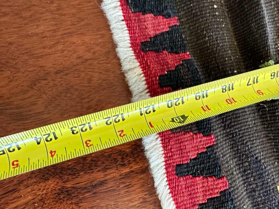 Vintage Hand Knotted Kilim Runner Rug 40' X 121' [Photo 8]