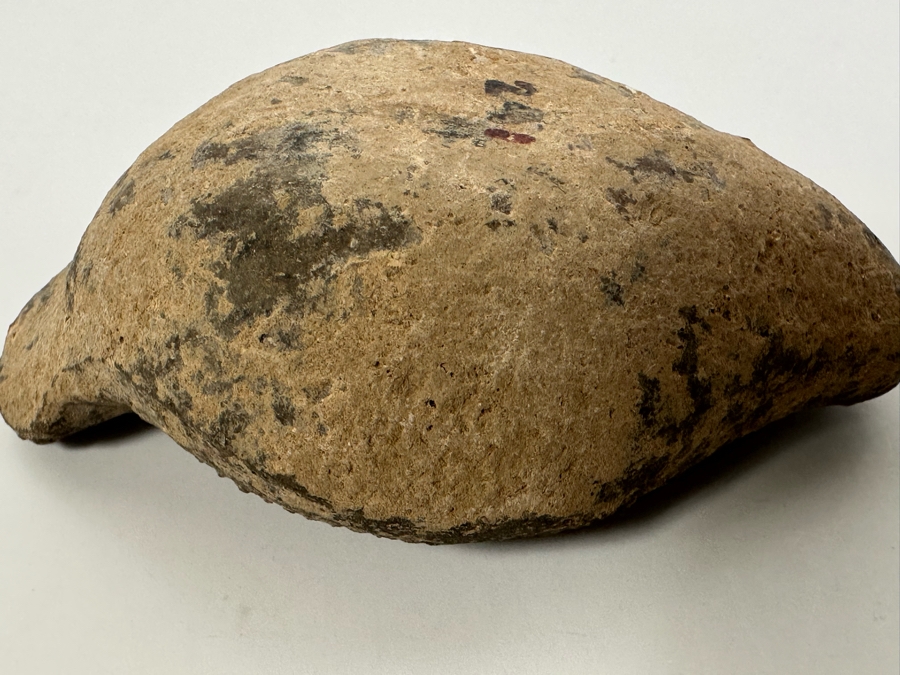 Ancient Biblical Times Clay Oil Lamp Antiquity With Ornate Design 3.5W X 2D X 1H Estimate $150-$300 [Photo 12]