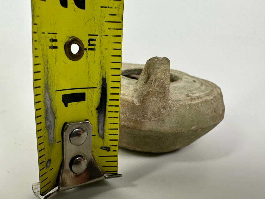 Ancient Biblical Times Clay Oil Lamp Antiquity 3W X 2D X 1H Estimate $150-$300 [Photo 16]