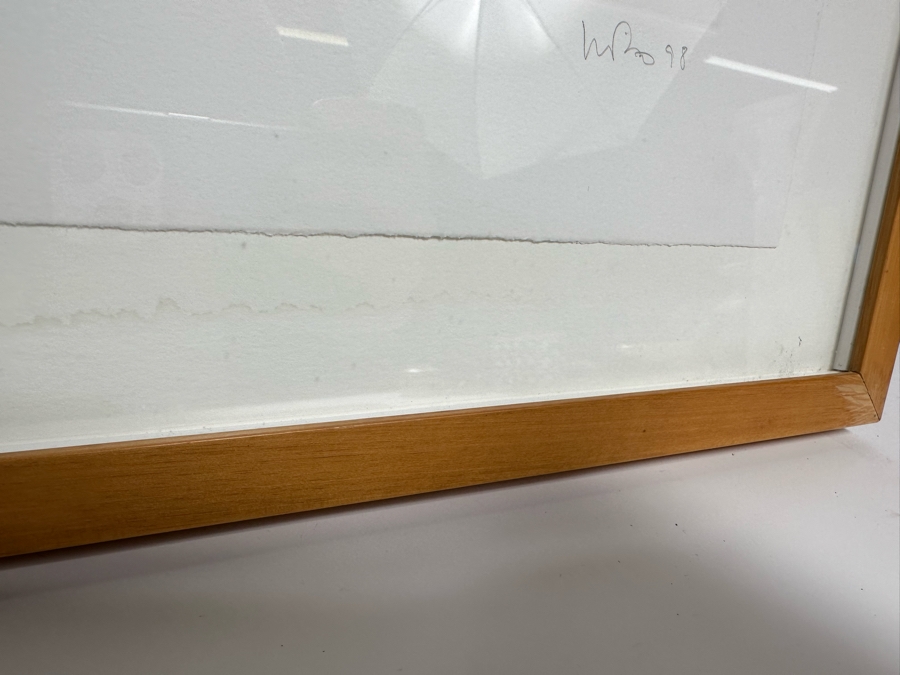 Monique Prieto (b. 1962, Los Angeles) Limited Edition Abstract Color Aquatint On Rag Paper Titled Wistful 1, 1998 Edition 2 Of 25 Pencil Signed By Artist 20 1/2 X 25 Estimate $400-$600 [Photo 12]