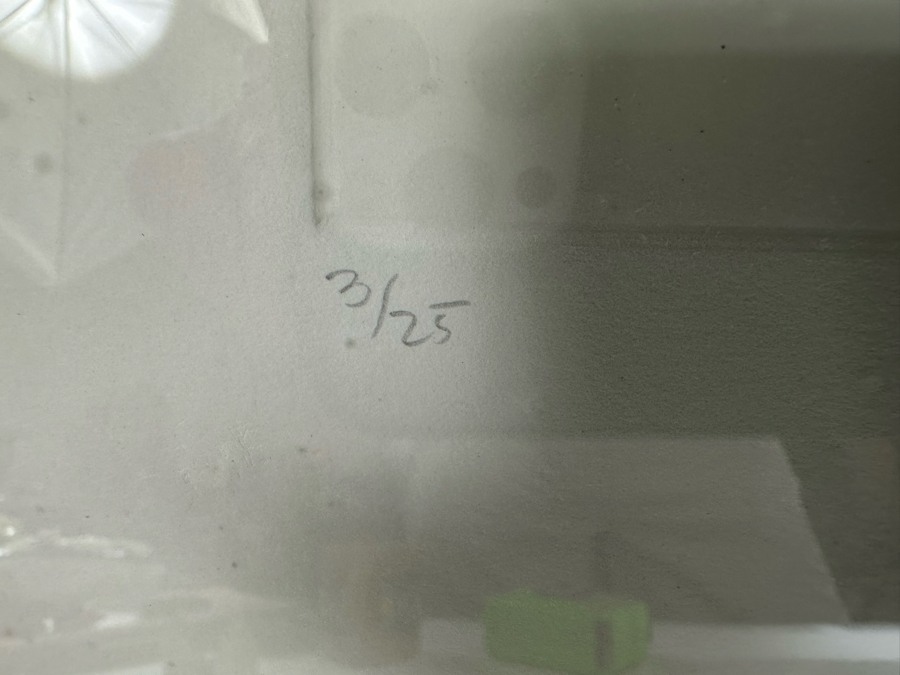 Monique Prieto (b. 1962, Los Angeles) Limited Edition Abstract Color Aquatint On Rag Paper Titled Wistful 1, 1998 Edition 2 Of 25 Pencil Signed By Artist 20 1/2 X 25 Estimate $400-$600 [Photo 7]