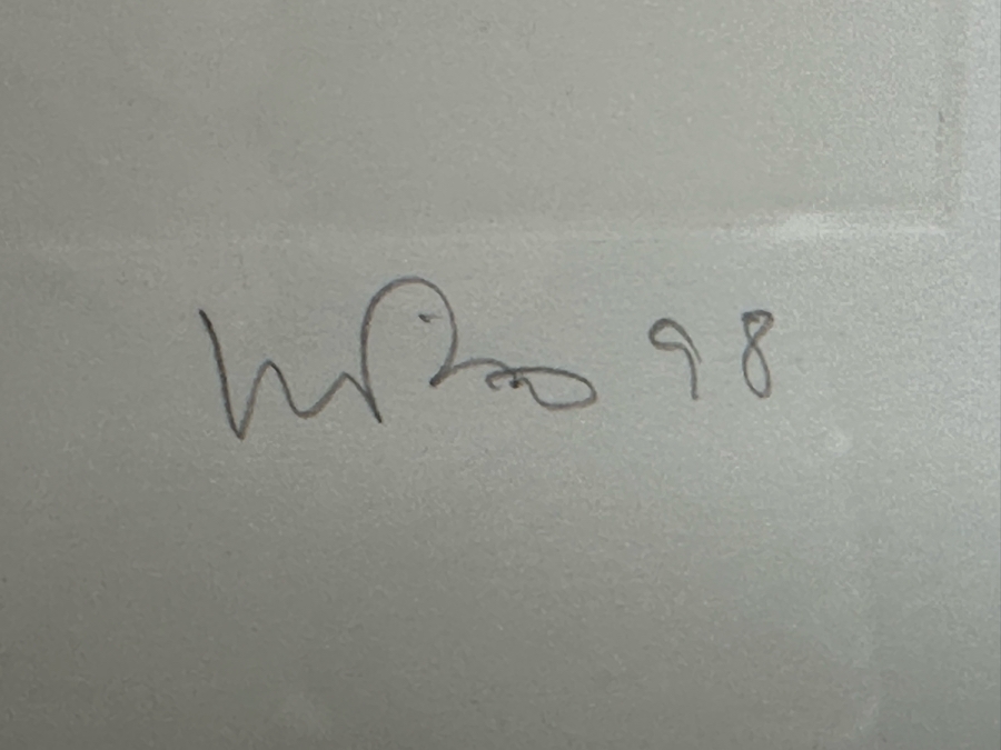 Monique Prieto (b. 1962, Los Angeles) Limited Edition Abstract Color Aquatint On Rag Paper Titled Wistful 1, 1998 Edition 2 Of 25 Pencil Signed By Artist 20 1/2 X 25 Estimate $400-$600 [Photo 5]