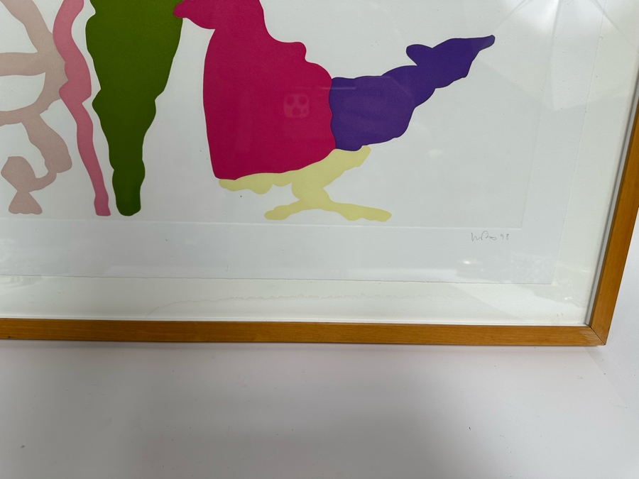 Monique Prieto (b. 1962, Los Angeles) Limited Edition Abstract Color Aquatint On Rag Paper Titled Wistful 1, 1998 Edition 2 Of 25 Pencil Signed By Artist 20 1/2 X 25 Estimate $400-$600 [Photo 10]