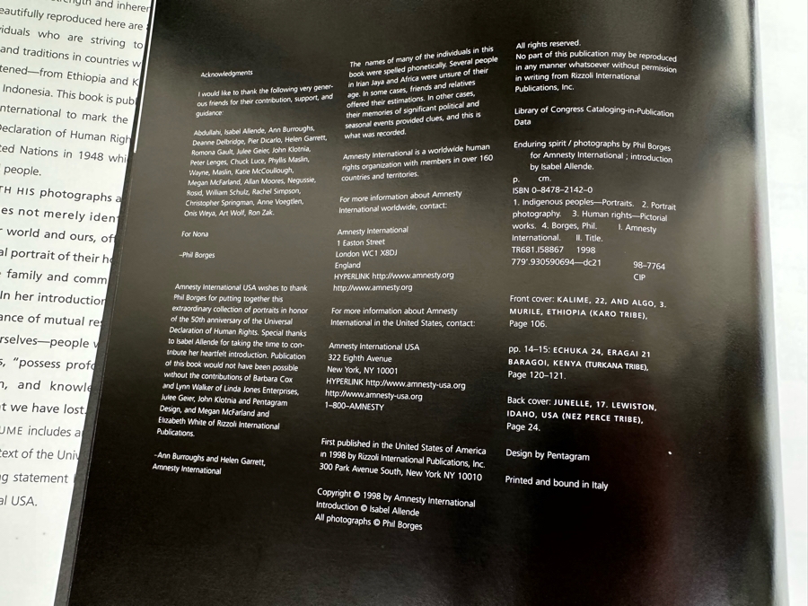 Phil Borges Limited Edition Photograph From Yabelo, Ethiopia Titled Rufo 7 23.5 X 25.5 Framed 27.5 X 28.5 Edition 32 Of 35 Plus Signed Phil Borges Hardcover Book Retails $4,200 [Photo 14]