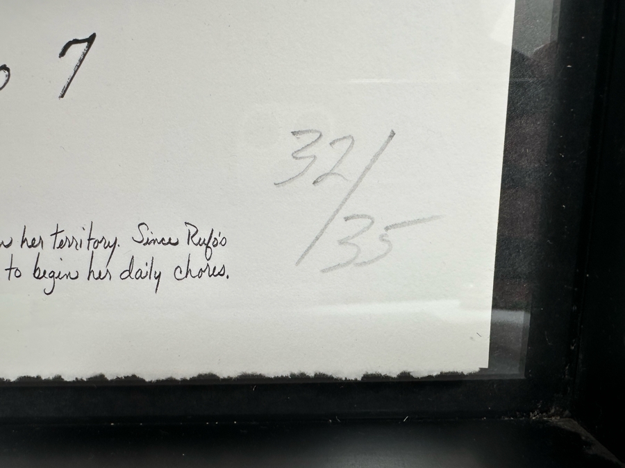 Phil Borges Limited Edition Photograph From Yabelo, Ethiopia Titled Rufo 7 23.5 X 25.5 Framed 27.5 X 28.5 Edition 32 Of 35 Plus Signed Phil Borges Hardcover Book Retails $4,200 [Photo 5]