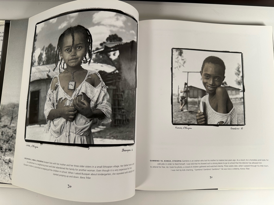 Phil Borges Limited Edition Photograph From Yabelo, Ethiopia Titled Rufo 7 23.5 X 25.5 Framed 27.5 X 28.5 Edition 32 Of 35 Plus Signed Phil Borges Hardcover Book Retails $4,200 [Photo 16]