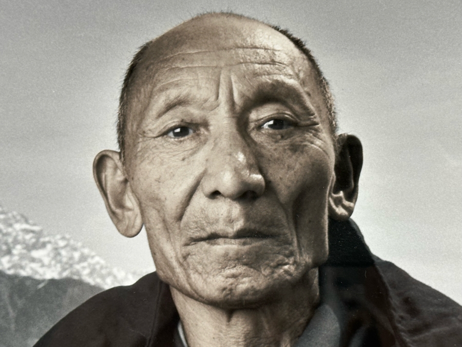 Phil Borges Rare Limited Edition Photograph From Dharamsala, India Titled 'Tibetan Portrait' Palden 62 Edition 28 Of 40 19 X 24 Framed 23 x 27 [Photo 10]